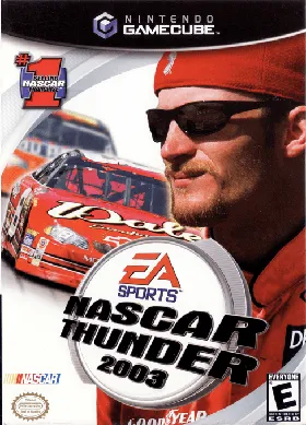 NASCAR Thunder 2003 box cover front